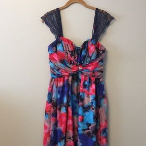 Jessica Simpson Long floral dress